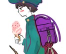 用途に合わせた人物のオリジナルイラストを作成します ポップで個性的なイラストを作成します イメージ5