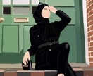 あなたのお気に入りの写真を元にイラスト作成します シンプルでオシャレなイラストをフラットデザインで描きます！ イメージ9