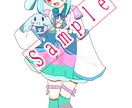 オリジナルキャラクターのイラストを描きます オリジナルキャラクターの立ち絵やアイコンを描きます イメージ1