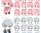 表情差分1点無料！宝物になるミニキャラ描きます アイドルやVtuber、似顔絵まで幅広くお任せください！ イメージ10