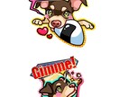 ポップで可愛いペットの似顔絵を描きます ステッカーやアイコンにピッタリ！アメコミ風のカラフル似顔絵！ イメージ5