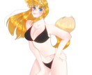 太ももまでのSNSアイコン描きます コース別で思い描いた通りのアイコンに！ イメージ1