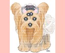 お鼻ハート♥もふもふ【ペット】似顔絵描きます ♡おめめと♡お鼻で、ウチの子をとびきり可愛いイラストに❤︎ イメージ6