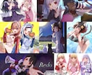 商用利用可/最短3日!!イラスト全般製作いたします アイコン/立ち絵/一枚絵/Live2Dなど承ります！！ イメージ5