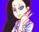 ポップン風なアイコンお描きします 似顔絵もOKです！お気軽にご相談下さい！ イメージ1