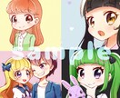 かわいい！4頭身のイラストお描きします ＊女の子、動物、フリルやリボンなど可愛いものが得意です＊ イメージ2