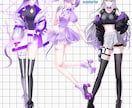 TRPG向け立ち絵イラストの制作をします 立ち絵、配信を想定したイラストをオーダーメイドで作成します！ イメージ6