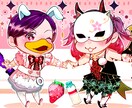 可愛く鮮やかなタッチで描きます SNSやYoutubeのアイコンにあなただけのイラストを！ イメージ1