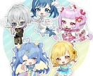 使いやすくて可愛いミニキャラメイラスト描きます グッズなどに！お気軽にご相談ください◎ イメージ1