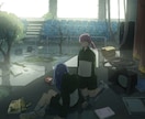 背景付き一枚絵描きます 退廃的、ノスタルジックな雰囲気をお求めの方！ イメージ5