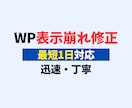 WordPressの表示崩れ・不具合を修正します テーマ修正・CSS/PHP調整・軽微な機能追加まで対応 イメージ1