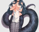 怪しく可愛い人外・異形・TRPG立ち絵制作します 魅力あるモンスター娘の立ち絵をTRPGやゲームに！ イメージ4