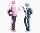 様々な雰囲気の一枚絵作成できます 商用◎3月内であればスピーディーにご対応可能です♪ イメージ7