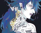 SNSアイコン／イラスト作成します 男女問わず！クール・地雷・お耽美系等得意です！ イメージ3