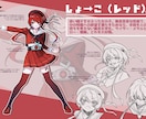 キャラクターの立ち絵を制作いたします キャラクターデザインや衣装デザインも対応しています！ イメージ3