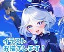 可愛いイラスト描きます 可愛くて魅力的な女の子を描くのが得意です！ イメージ1