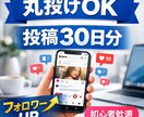 丸投げOK！バズるInstagram投稿30日ます ネタ・文章・ハッシュタグ全部お任せOK イメージ1