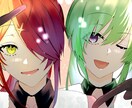 歌ってみた等のイラスト制作、立ち絵描きます SNSアイコン、ヘッダーも描きます！気軽にお声がけ下さい！ イメージ3