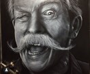 エアブラシによる似顔絵を作成します エアブラシでふんわり、リアルな似顔絵作成致します イメージ2