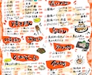 飲食店のメニュー表・POPかきます あたたかみのある手書きメニューで売上アップ！ イメージ7