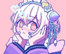 かわいい！レトロポップなドット絵描きます 人と被りたくない！そんなアナタにドット絵アイコン！ イメージ1