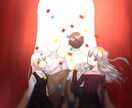 綺麗で鮮やかなイラスト描きます キラキラとした1枚絵や立ち絵が欲しい方に！ イメージ4