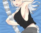 立ち絵、アイコン、キャラ制作など何でも承ります スタイルのいい女性からムキムキの男性まで幅広く描きます！ イメージ5