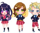 かわいいミニキャラのイラスト描きます SNS・動画素材・プライズ品に！ イメージ2