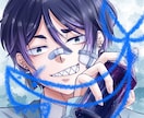 男性イラストが得意！アイコン・立ち絵など制作します 【商用利用可】SNS・配信・TRPGなど幅広く対応します イメージ2