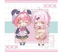 ゆるもちっと可愛いミニキャライラストお描き致します 【5名様限定価格】アイコン.グッズ.サムネなど配信活動に! イメージ4