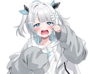 大手Vtuberも採用！色んな表情イラスト描きます 商用利用料込！動画サムネイルやSNS用画像におすすめ！ イメージ4