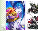 商用OK!お花のポップなイラスト描きます 可愛らしくてグッズ映えする、カラフルで目を引く植物イラスト！ イメージ2