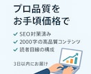 1記事1000円！ブログ記事執筆します SEO対策済み高品質記事が1000円！収益化を徹底サポート イメージ2
