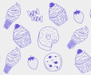 商用OK！目を惹くシンプルな線画イラスト描きます WEBや挿絵などのお手伝いいたします！ イメージ10
