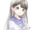 可愛い女の子、男の子のイラスト描きます 綺麗な色使いで、イラストを描きます。 イメージ1