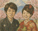 贈り物特集！似顔絵からモザイクアート作成します 似顔絵×高品質モザイクで感動の1枚を！ イメージ7