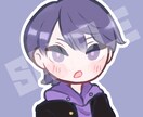 ふんわり可愛いミニキャラアイコンを描きます SNSアイコンなどで使えるイラストが欲しい方へ イメージ3