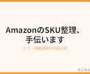 AmazonのSKU・商品登録を整理します Amazonセラー実務経験を直接活用します イメージ2