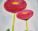 絵人（画家）が、お好みの花、誕生花を描きます 透明水彩とガッシュを使って描きます イメージ4