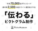 2500点超素材サイト運営者がピクトグラム作ります ビジネス・プレゼン資料などで活躍！「伝わる」デザイン素材 イメージ1