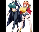 TRPG等で活用いただけるアニメ調の立ち絵描きます ﾃﾞｯｯｯかくてかわいくてかっこいいキャラ立ち絵ならお任せ！ イメージ5