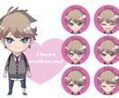 イケメンイラストお描きします 等身高め&ちびキャラ　色気のある男性イラストが得意です！ イメージ3