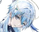 アニメ調の人物イラストを描きます 綺麗な瞳と目にこだわって描いています。 イメージ1