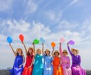 レインボーフォト撮影いたします 青い海と広い空を背景に、7色の光で特別な一枚を撮影します。 イメージ2