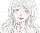 大人可愛い・透明感・綺麗め｜女性イラストを描きます アイコンをオシャレに彩る｜オリジナルイラストを届けます イメージ5