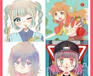 商用可！あなた好みのSNSイラスト描きます 商用利用可！キャラの立ち絵や表情差分もお任せください！ イメージ5