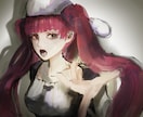 フラッシュ撮影風！イラスト描きます 流行りの描き方で印象的な1枚を イメージ1