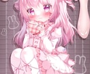 髪にこだわった可愛い一枚絵や動画用イラスト描きます 髪フェチが可愛いロリイラストを描きます イメージ1
