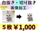 即日納品！低価格！商品画像の白抜き、切り抜きします 最短１時間～3時間で納品します。 イメージ1