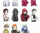 立ち絵とミニキャラお描きします 設定を元に、あなたのイメージを形にします イメージ2